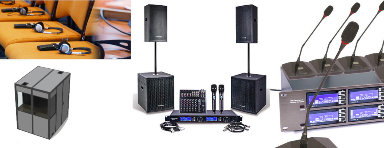 Multilingual conferences equipments 